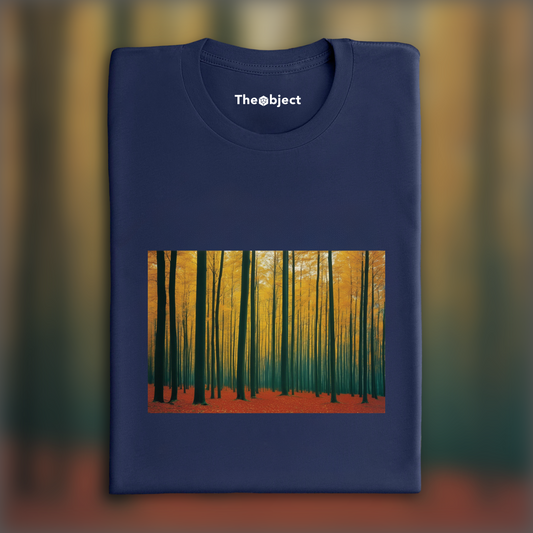T-Shirt IA - Images colorées et abstraites, capturant des compositions géométriques dans les paysages, Fôret - 2477501169