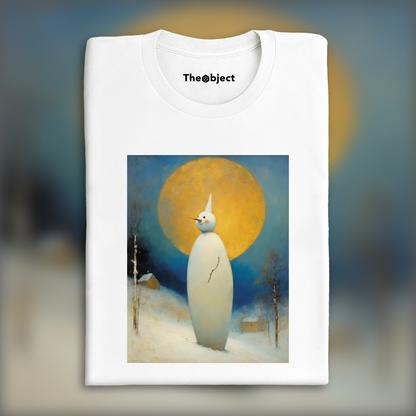 T-Shirt IA - Odilon Redon, Bonhomme de neige - 1209165673