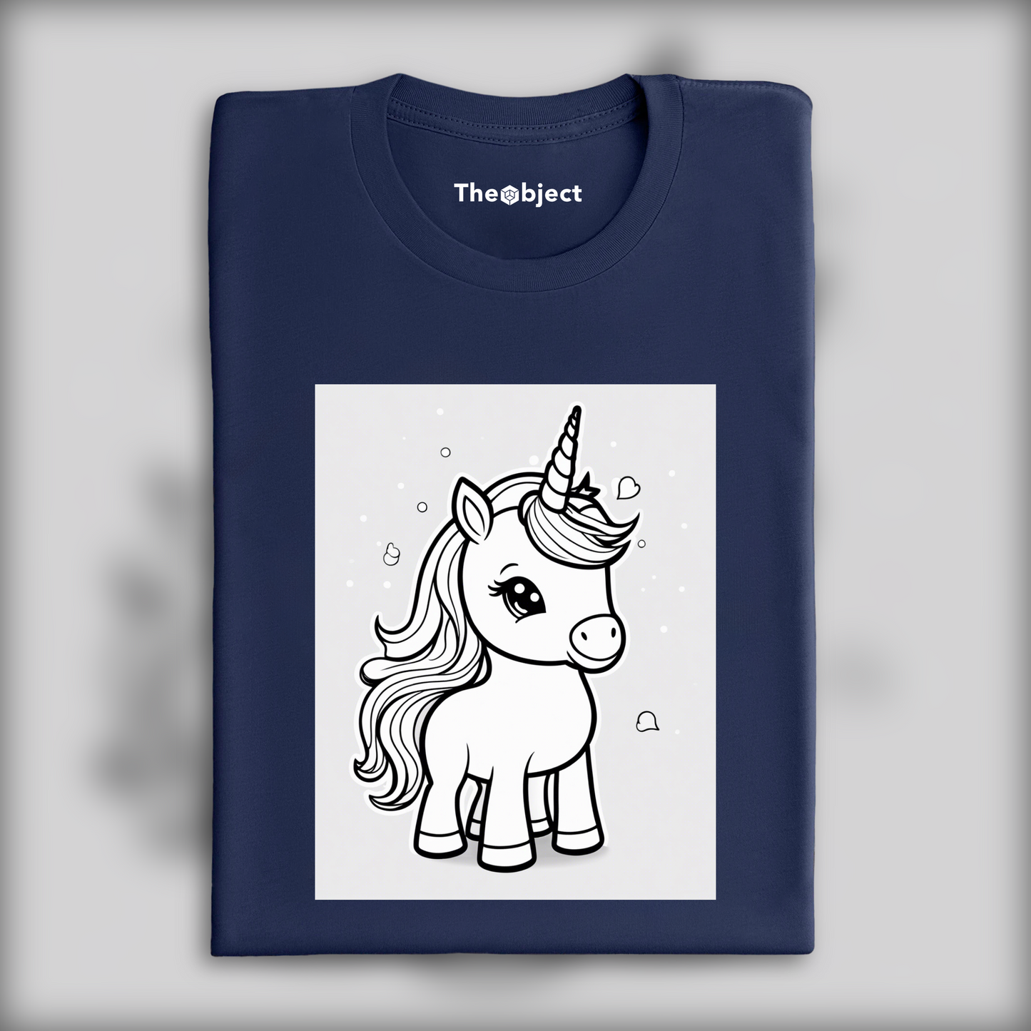 T-Shirt IA - Dessin pour coloriage, Bébé Licorne mignonne - 1880253925