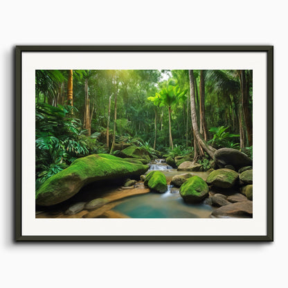 Poster: Jungle thaïlandaise , Plantes