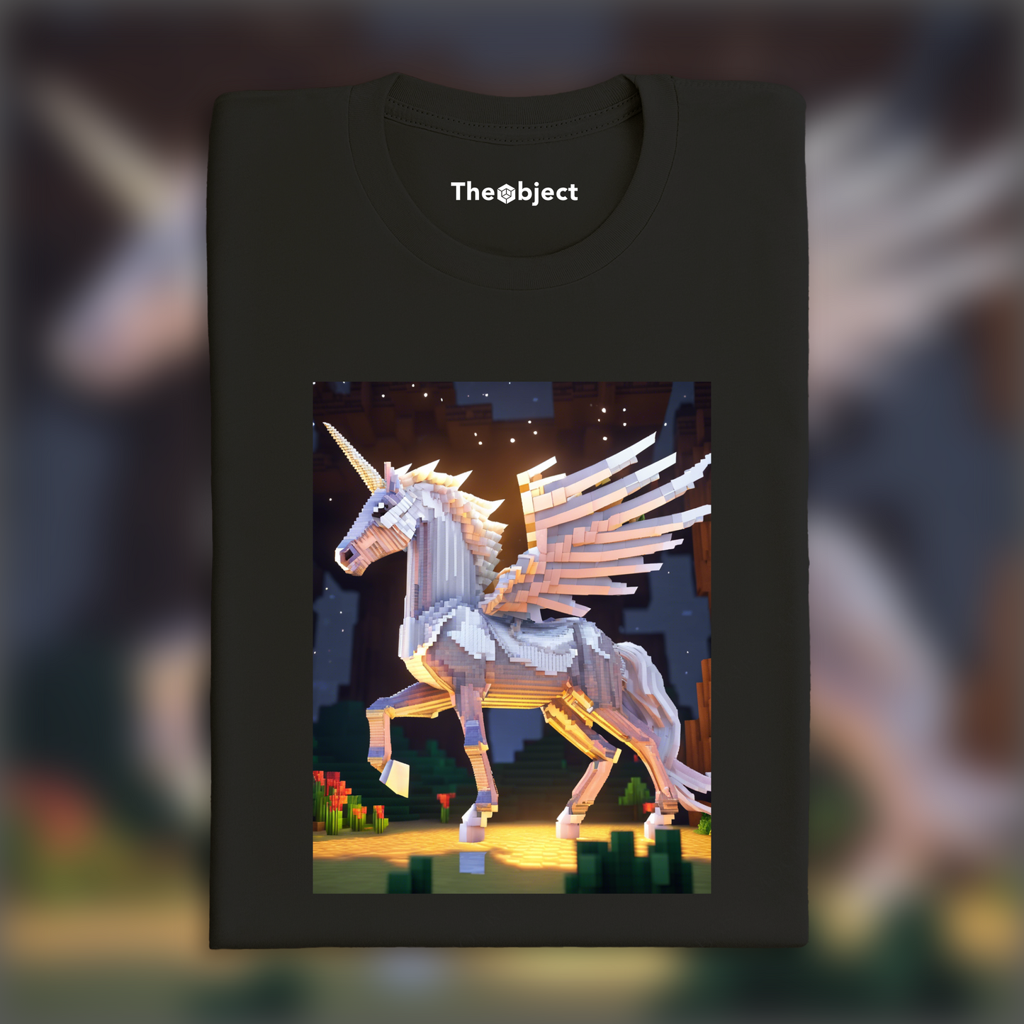 T-Shirt IA - Minecraft, Licorne - 2560498206