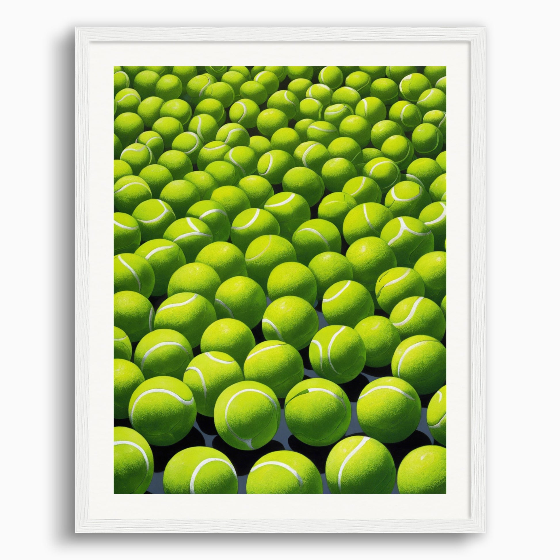 Poster: Surréalisme belge, tennis balls