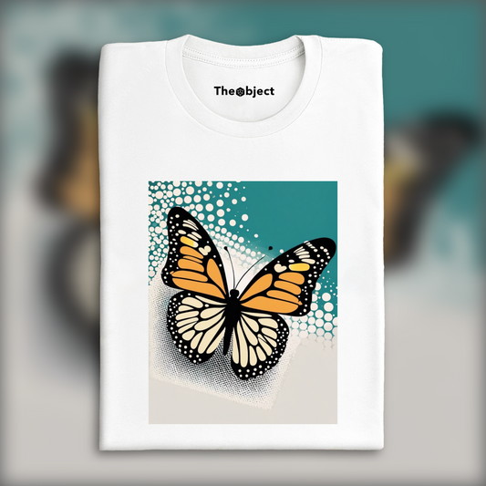 T-Shirt - Points demie-teintes, Papillon - 3643641099