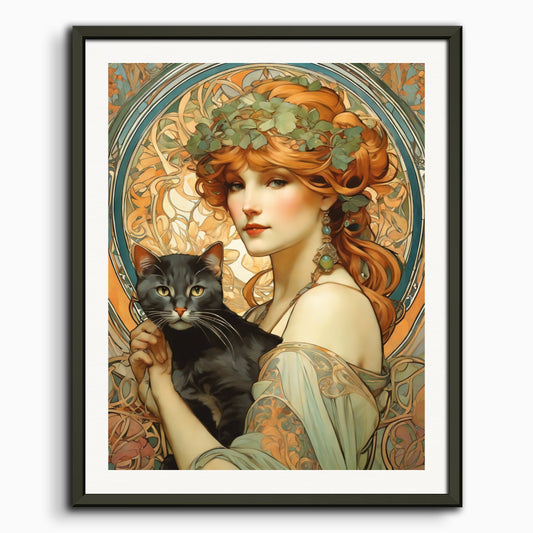 Poster: Alfons Mucha, Chat