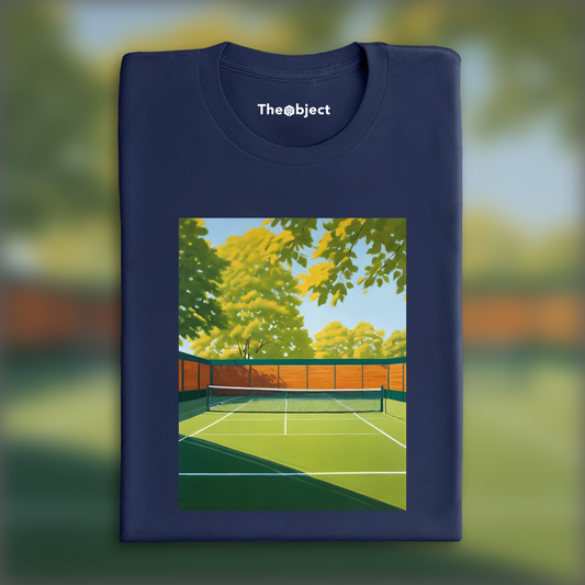 T-Shirt IA - Nouveau réalisme américain, Tennis court - 1531261941