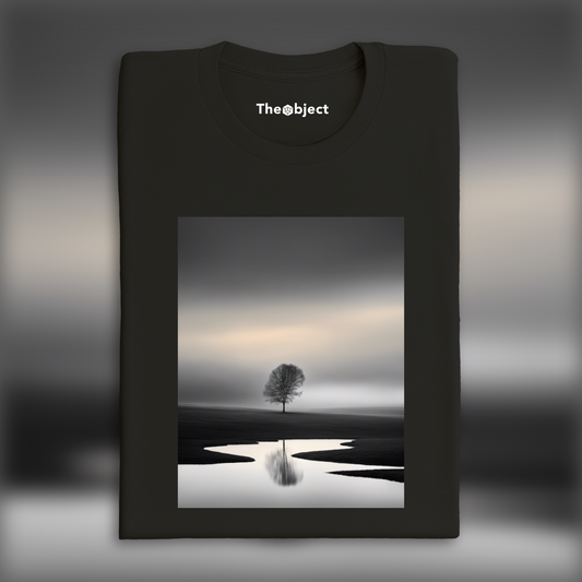 T-Shirt IA - Solitude , Paysage - 1700351576