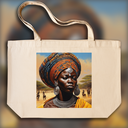 Tote bag IA - Art africain, Homme - 552965835