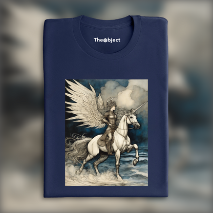 T-Shirt IA - Arthur Rackham, Licorne - 844284776