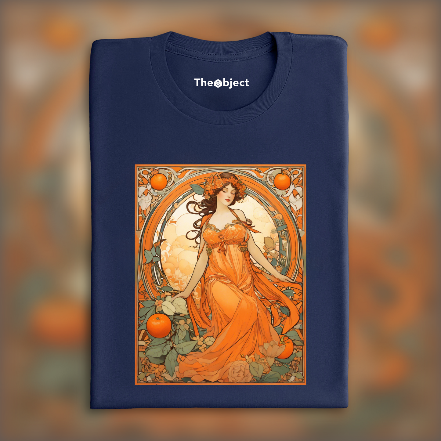 T-Shirt IA - Mucha, Les Oranges  - 3550359533