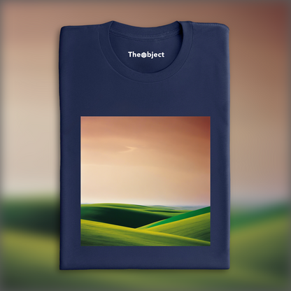 T-Shirt IA - Images colorées et abstraites, capturant des compositions géométriques dans les paysages, Plume - 937640269