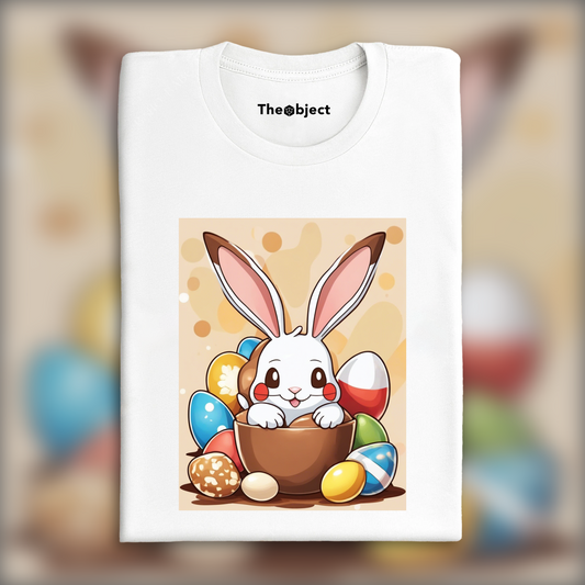 T-Shirt IA - Pokémon , lapin avec oeuf en chocolat - 3142772989