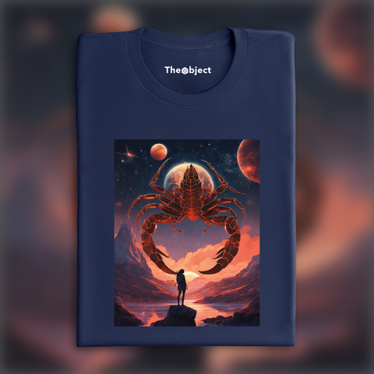 T-Shirt IA - Lo-fi, Astrologie, signe du Scorpion - 2021413812