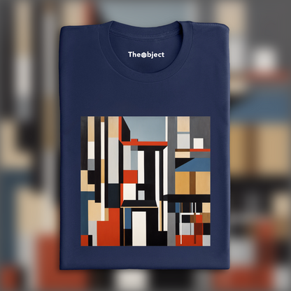 T-Shirt - Abstraction géométrique moderne, Hibou - 2932926402