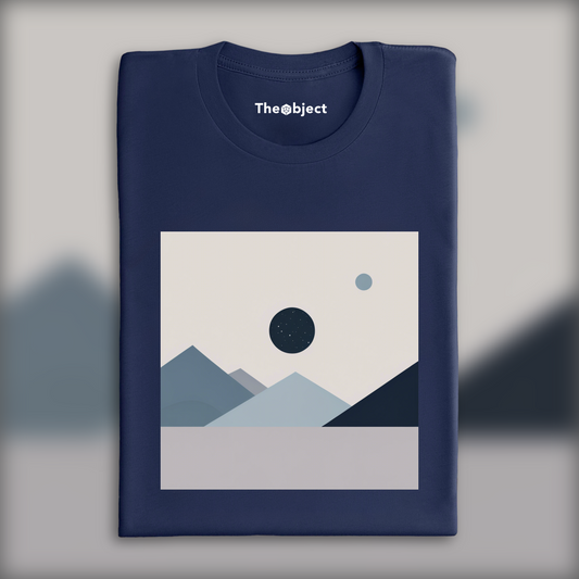 T-Shirt - Art abstrait minimaliste, Paysage astronomique - 2846385503