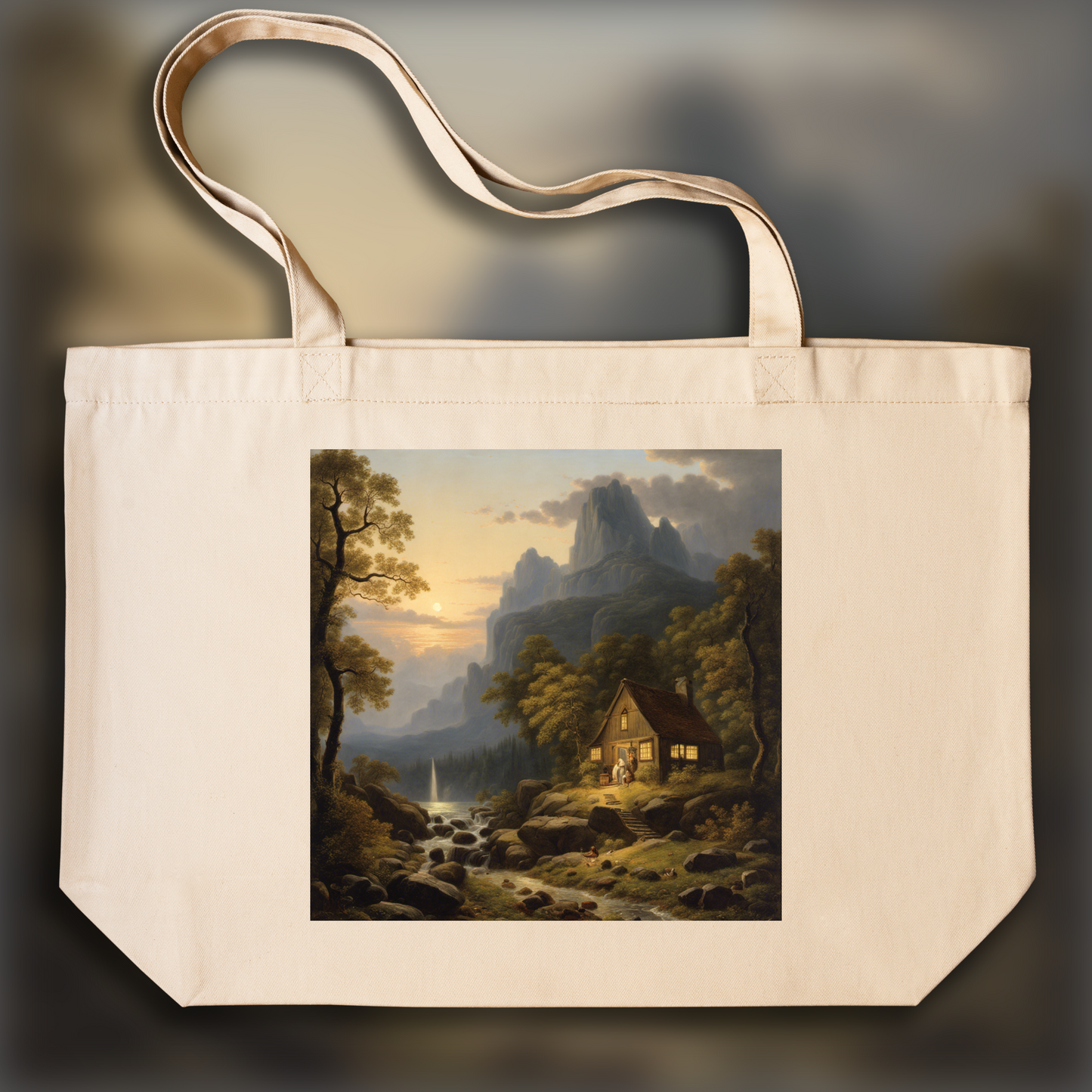 Tote bag large - Carl Gustav Carus, Gems - 2668816547