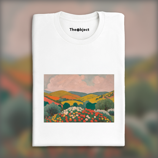 T-Shirt - Figuratif intimiste amérain, tendance abstraite, Fleur - 4138400001