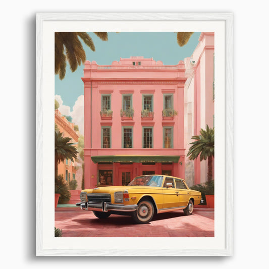 Poster: Wes Anderson atmosphère, Voiture