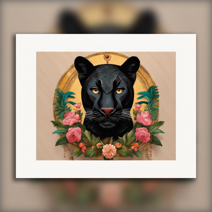 Poster - Wes Anderson, a black panther - 3093808373