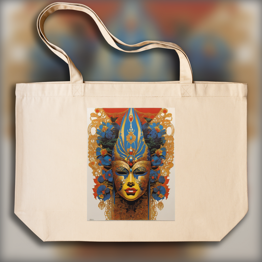 IA tote bag - Métal hurlant (comic), Carnival mask - 4129409106