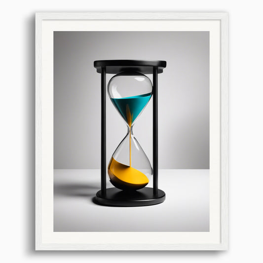 Poster: Minimalism art, hourglass