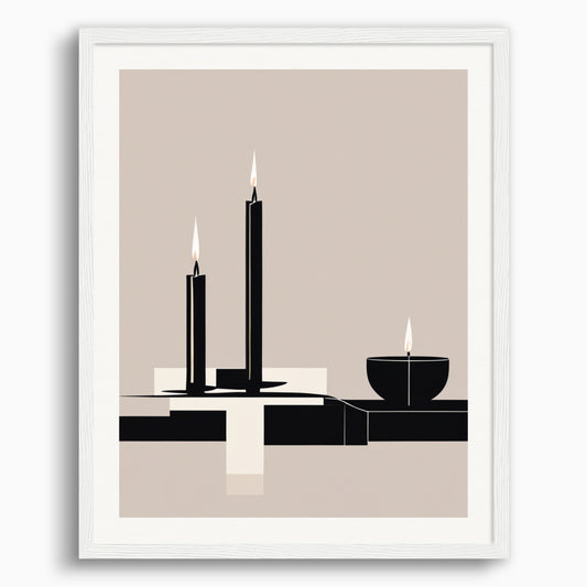 Poster: Neo-minimalism, Candle