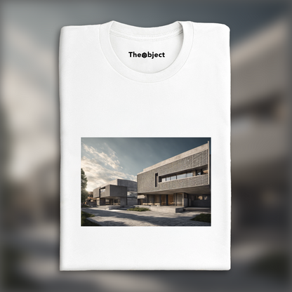 T-Shirt - Bauhaus, Brutalist architecture, city - 3113094946