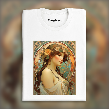 T-Shirt IA - Alfons Mucha, Une femme - 277188372