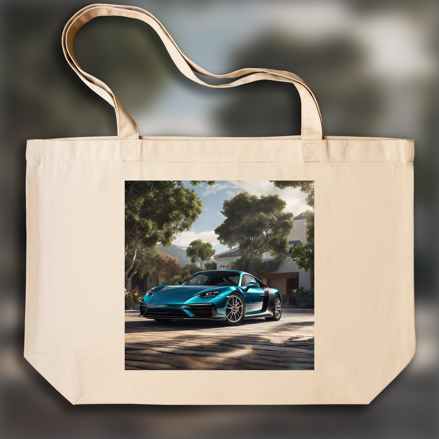 Tote bag IA ample écologique - Auto, Car - 4133139257