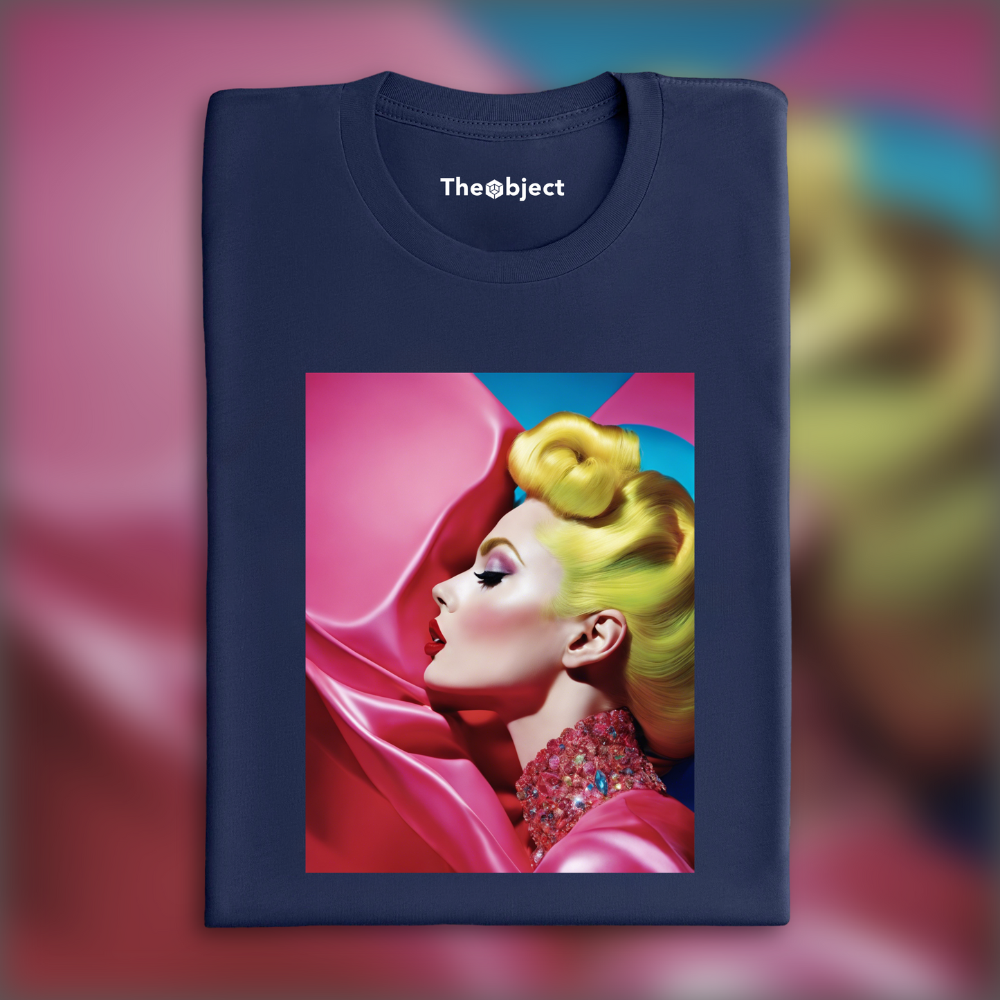 T-Shirt IA - Photographie britannique glamour et saturée, Un baiser - 897326740