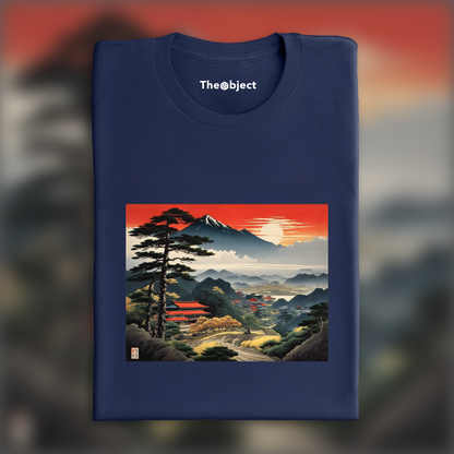 T-Shirt IA - Yoshitoshi Abe, dramatic landscape - 1191418080