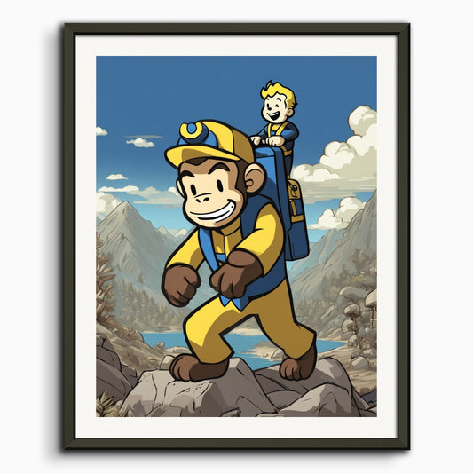 Poster: Fallout (video game), Monkey