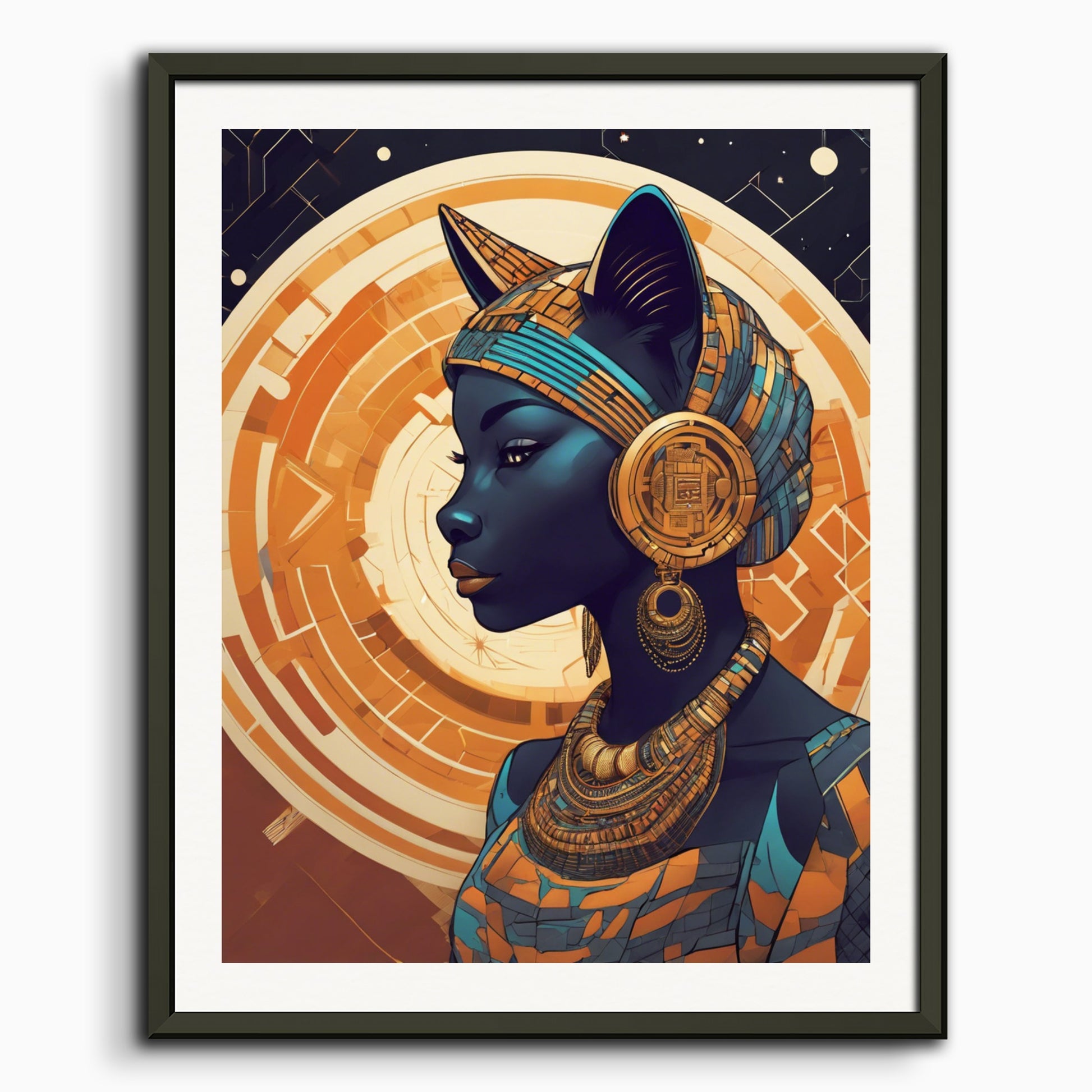 Poster: Afrofuturism, Cat