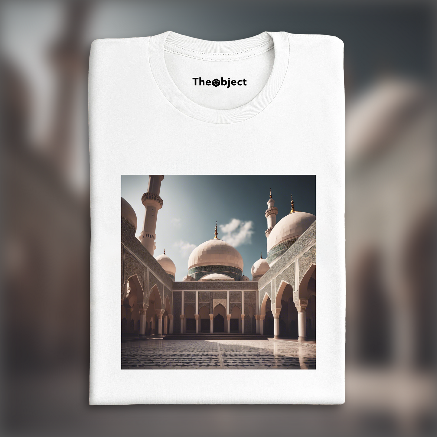 T-Shirt IA - Cinématique, Mosquée - 2797892822