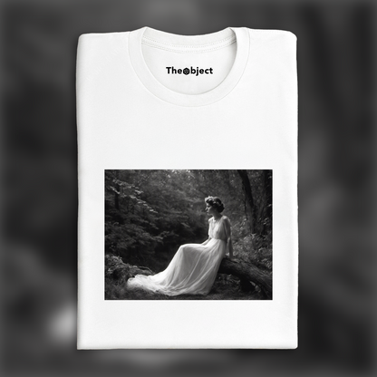 T-Shirt - XXth century pictorialist and romantic photography of the 20th century, black and white, Ghost - 1420429005