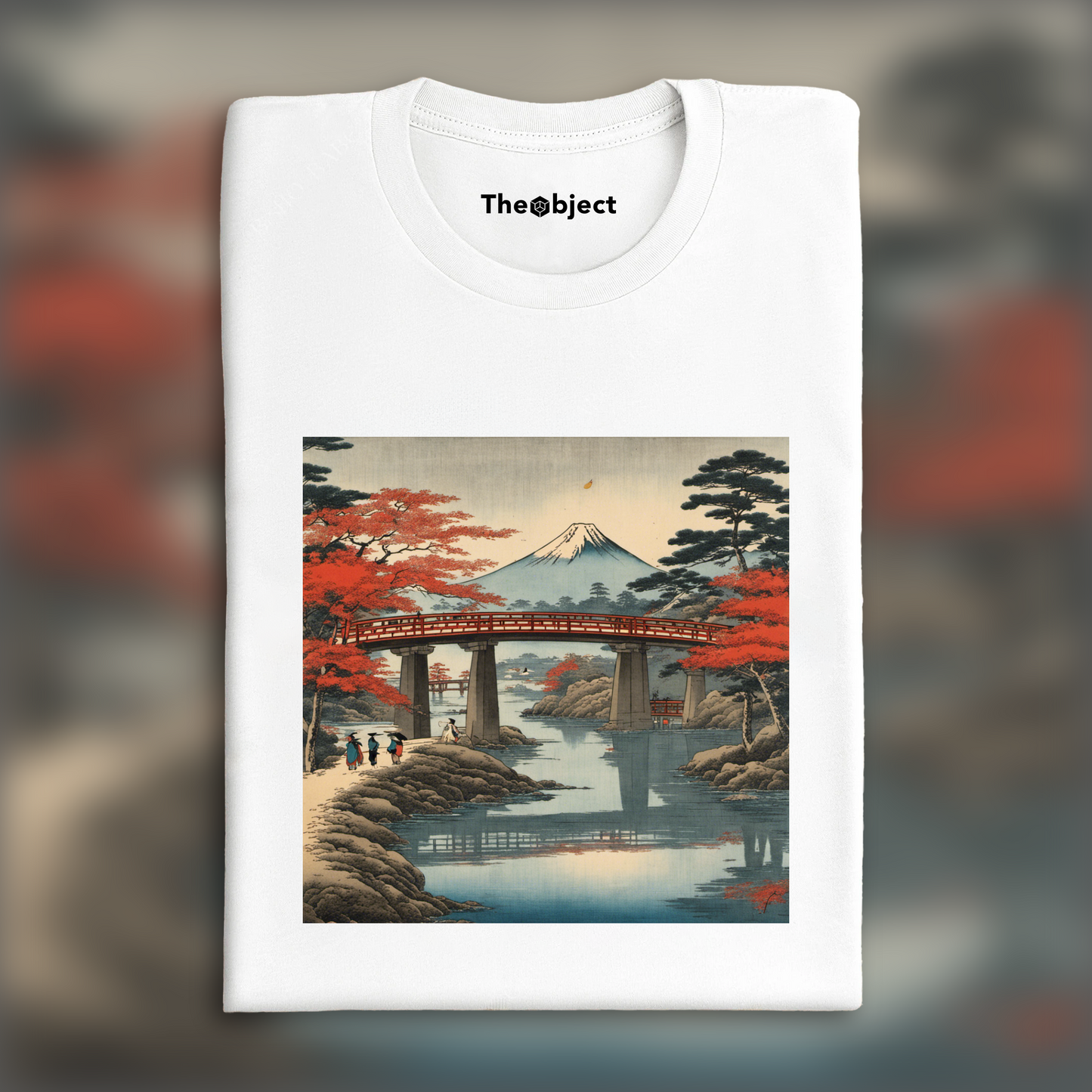 T-Shirt - Hiroshige, Pont - 1501346672