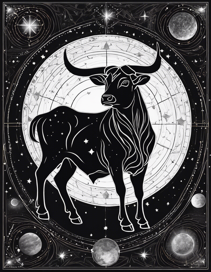Image IA - Astrologie, Constellations, Signe du Taureau - 2178827303