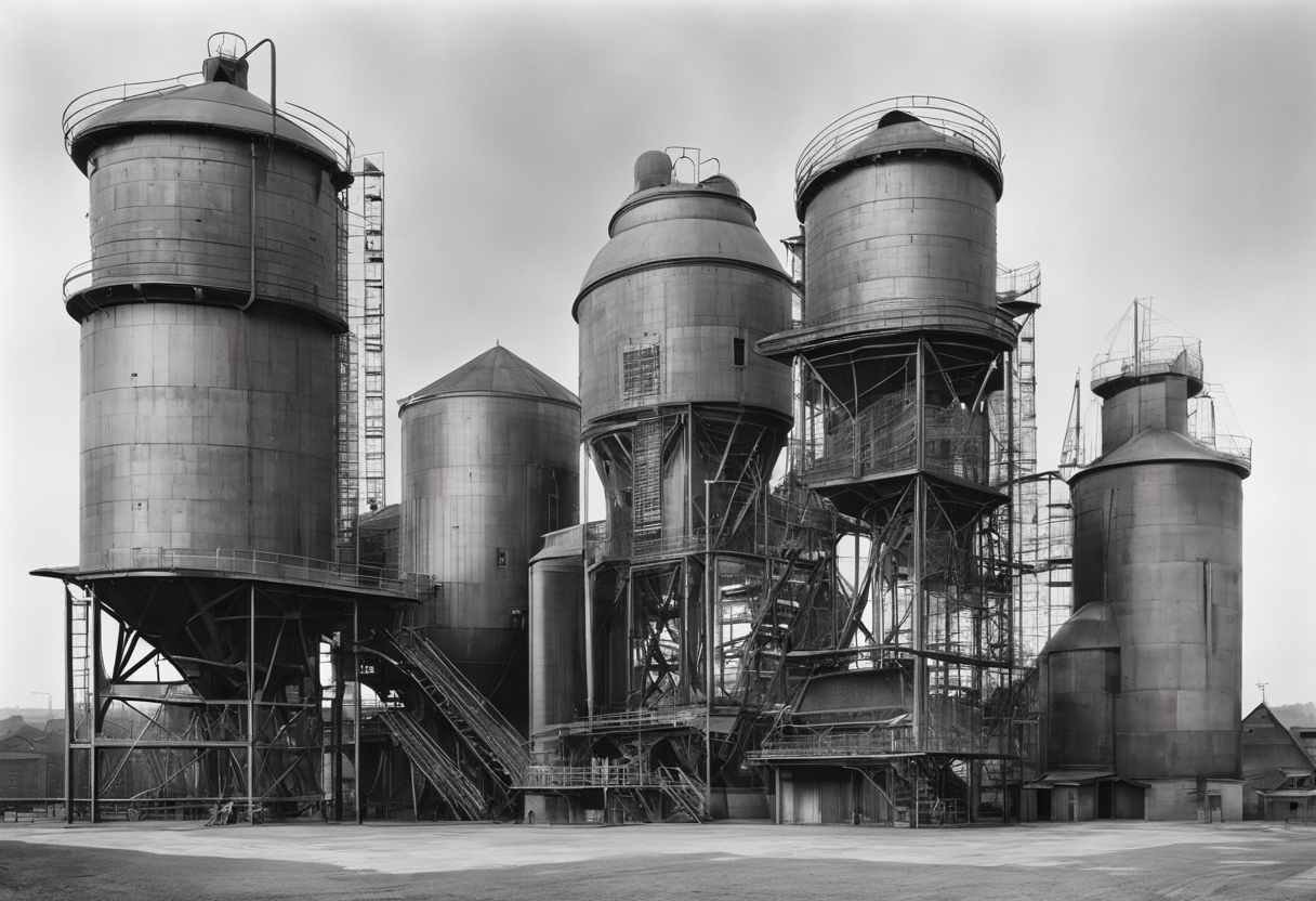 Image IA - Documentation des structures industrielles et architecturales, A city - 1979450978