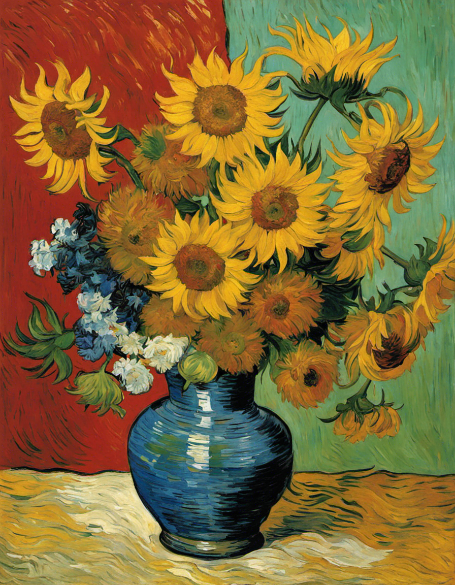Tote bag ample - Vincent Van Gogh, Fleur - 907266360