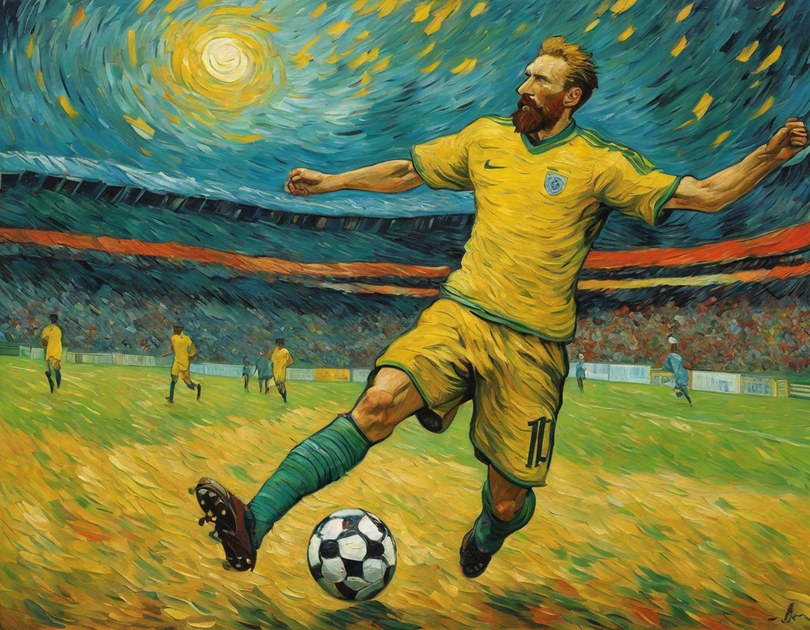 Image IA - Vincent Van Gogh, Football - 3332079756